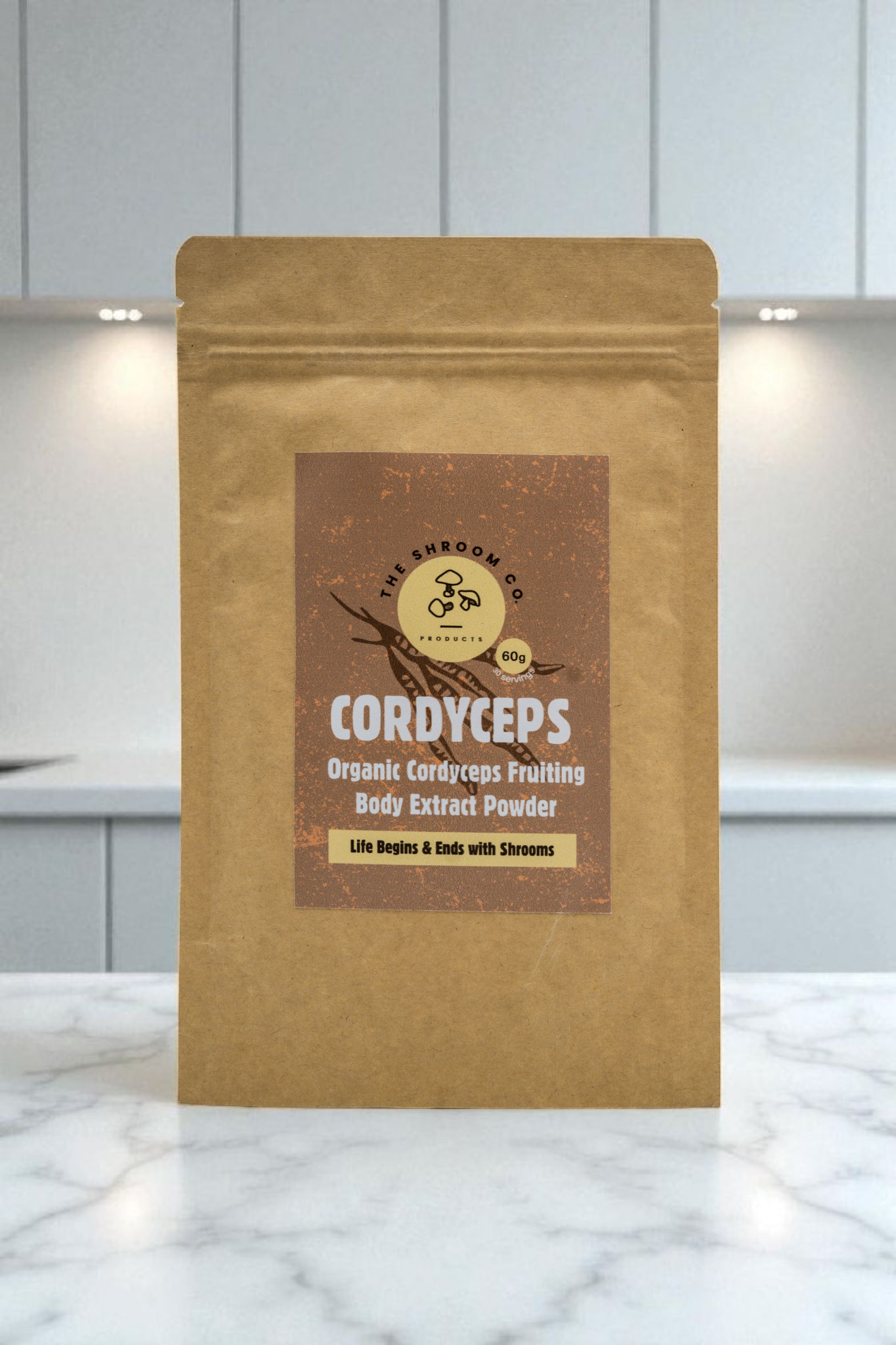 Organic Cordyceps Militaris Powder (60g)